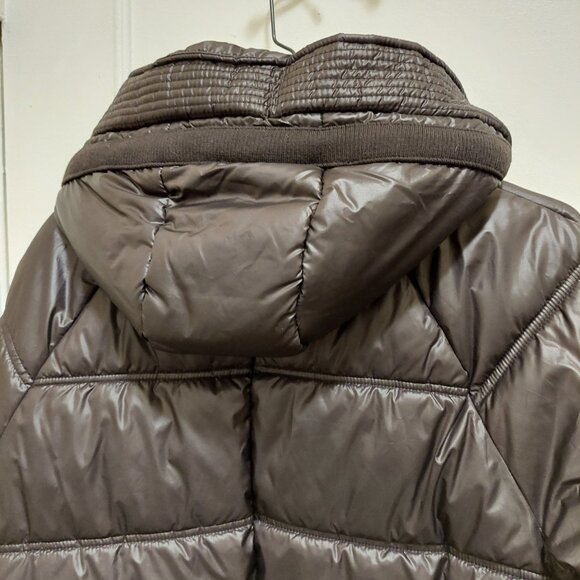 NWT Kenneth Cole New York Chocolate Brown Hooded Puffer, XL NWT - Picture 4 of 7